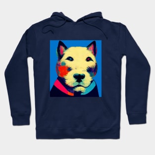 Artsy Puppy Painting Hoodie